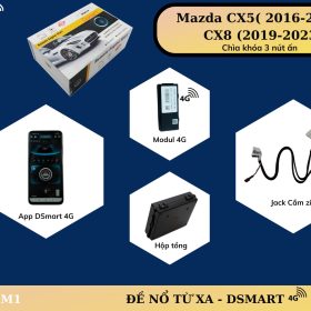 ĐỀ NỔ TỪ XA DSMART 4G – MAZDA M1 ( CX5: 2016 – 2023) / (CX8: 2019-2023) chìa khóa 3 nút ấn