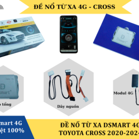 ĐỀ NỔ TỪ XA DSMART 4G – TOYOTA CROSS (2020 – 2024)