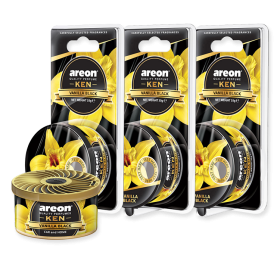 Sáp thơm ô tô Areon Ken Vanilla Black