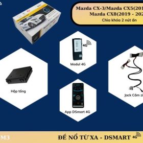 ĐỀ NỔ TỪ XA DSMART 4G – MAZDA M3 ( CX5: 2016 – 2023) / (CX8: 2019-2023) chìa khóa 2 nút ấn