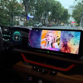 Màn Hình VF3 Thiết Kế Liền Khối Tích Hợp Android và ODO Thông Minh Với 2 Phiên Bản Cao Cấp